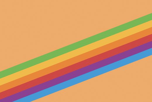 Wallpaper Heritage Stripe Orange
